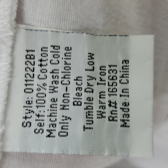 CALME by Johnny Was Tank Top in White, Size Medium, NWOT - Picture 7 of 7